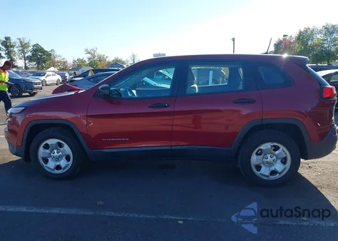 2017 Jeep Cherokee Sport 4X4 из США, поврежденный, VIN 1C4PJMAS6HW505827